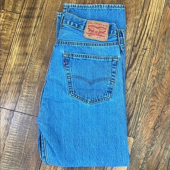 Levi’s 501 waist 33 blue denim jeans - Picture 14 of 14